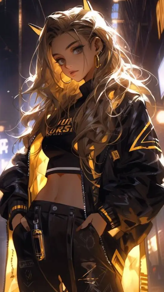 ai character: DENKI...aka....YOU background