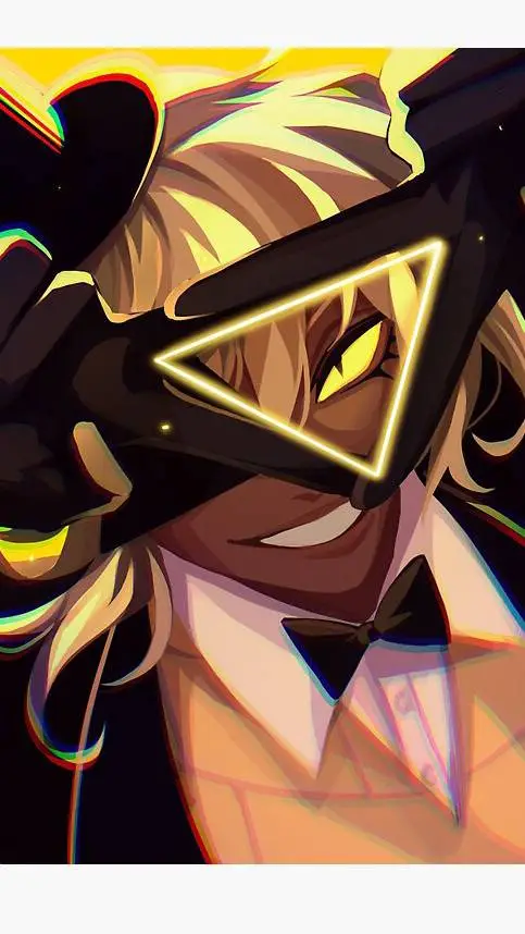 ai character:  bill cipher  background