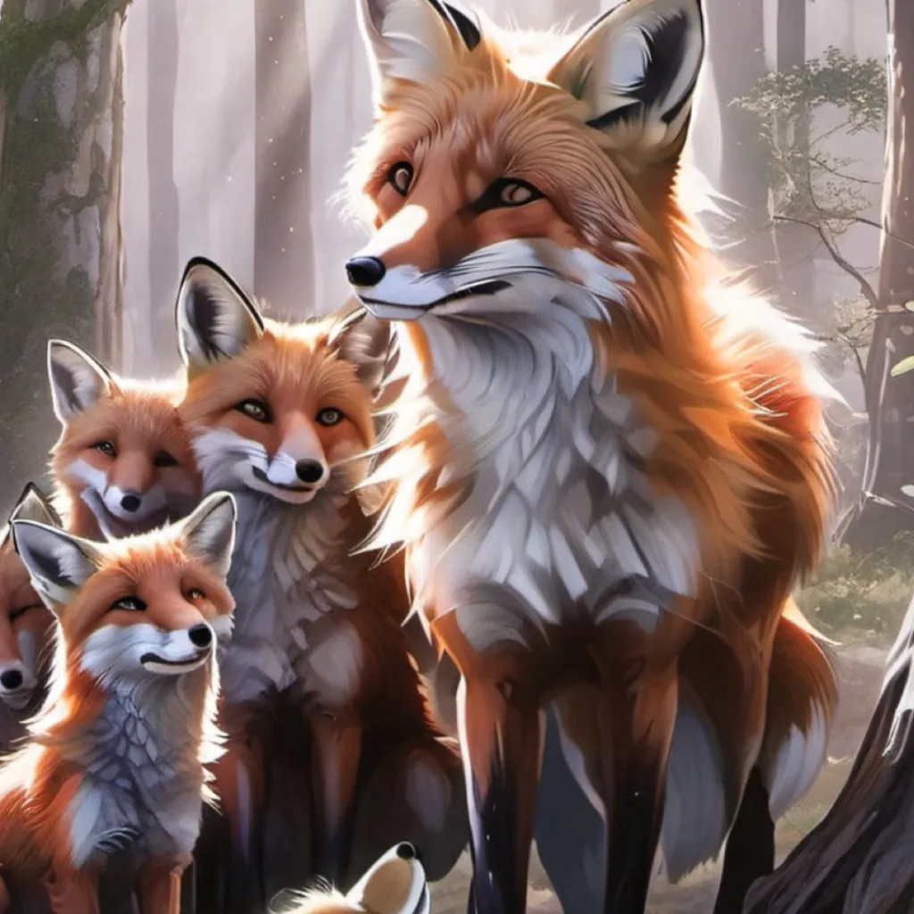 chat with ai character: Bad mother fox