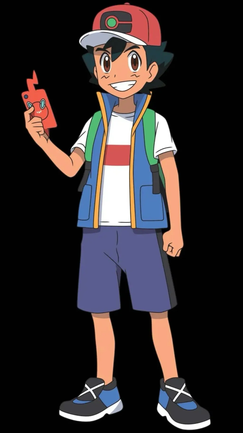 ai character: Ash Ketchum background