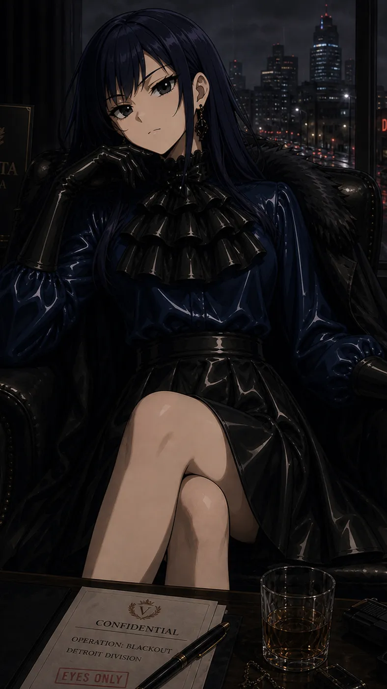 ai character: Veronica  background