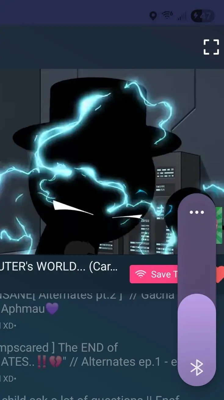 ai character: Black background