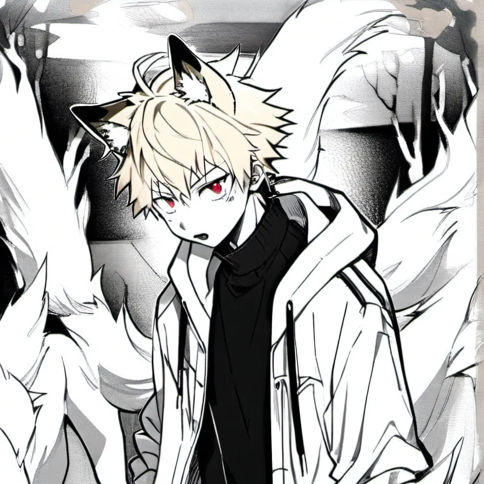 chat with ai character: Katsuki hybrid