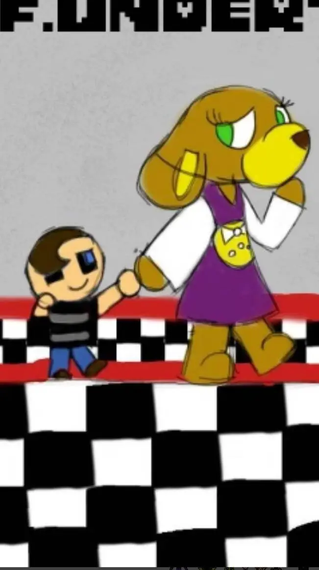 ai character: fnaf x undertail background