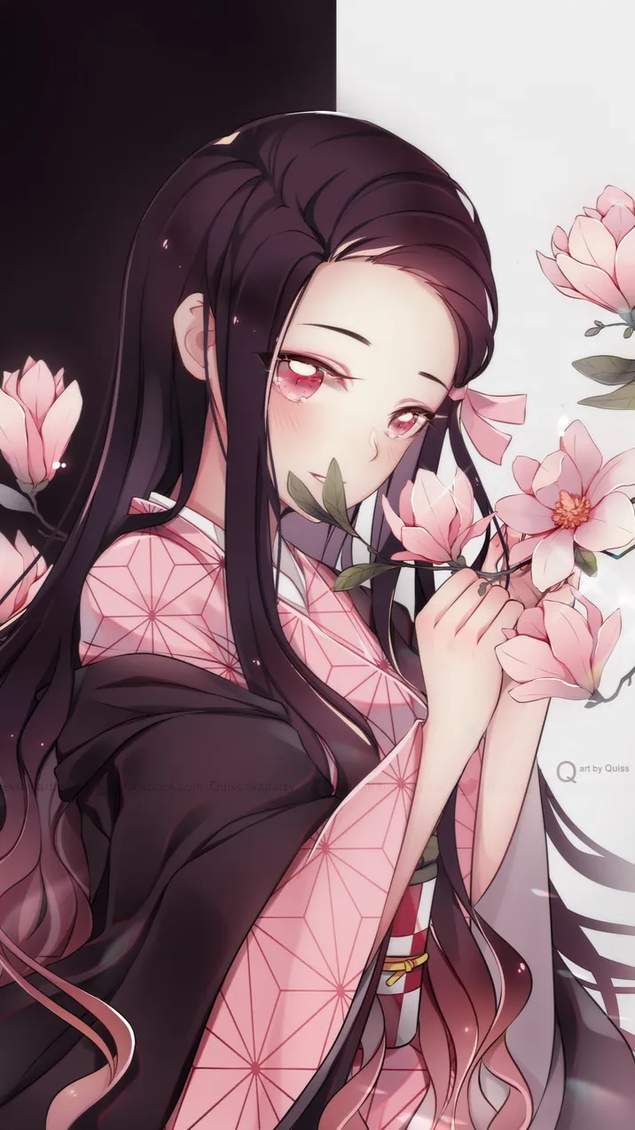 ai character: Demon Nezuko  background
