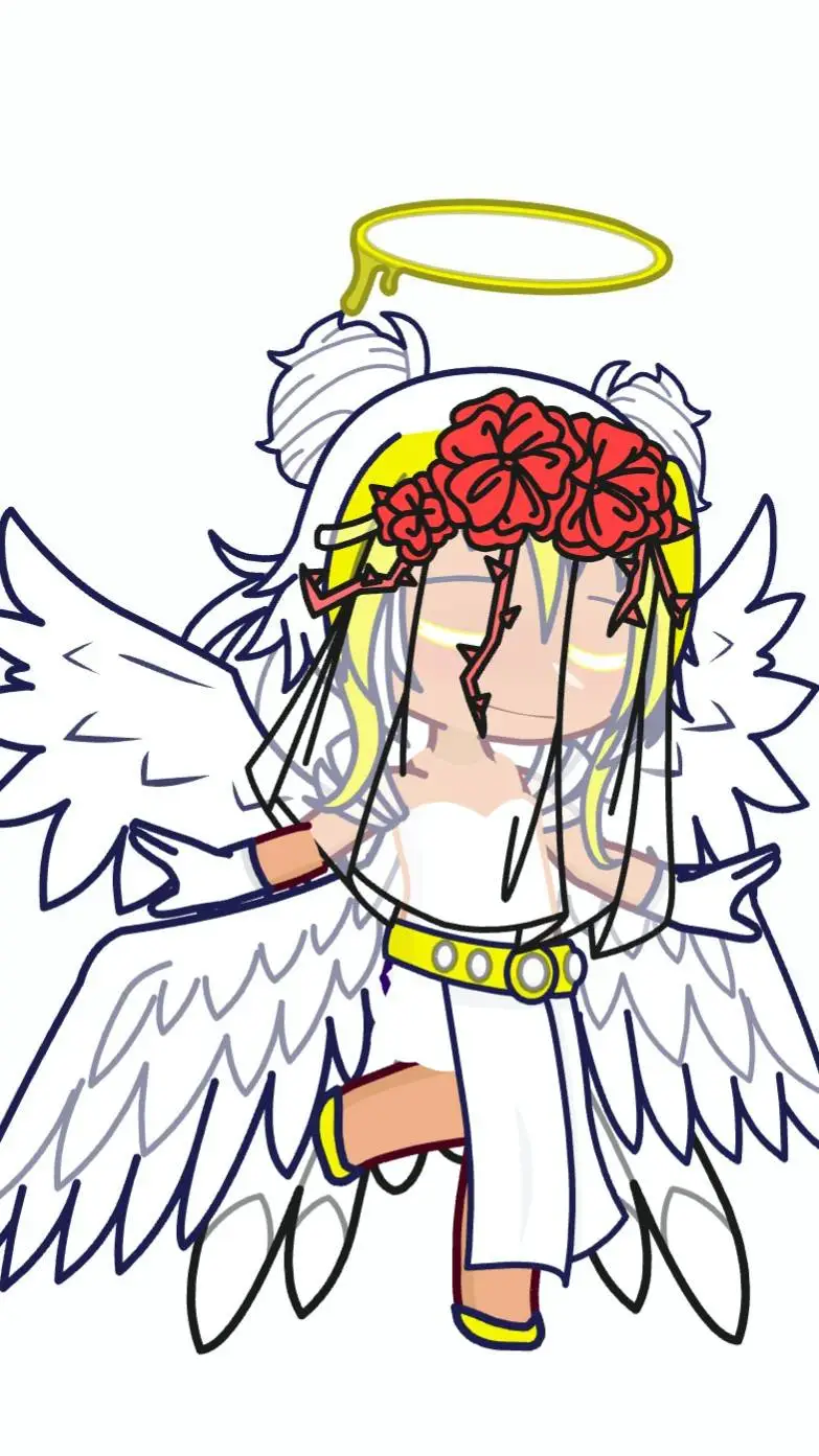 ai character: 😇 angel 😇 background
