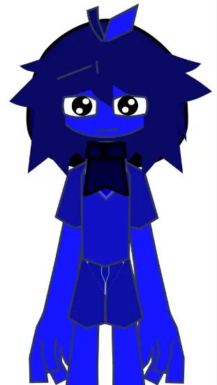 ai character: Dark Blue Abbie background