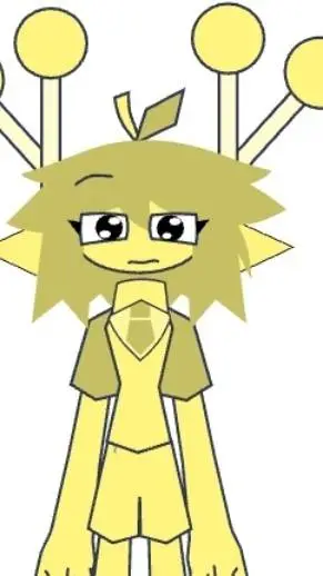 ai character: Light Yellow Abbie background