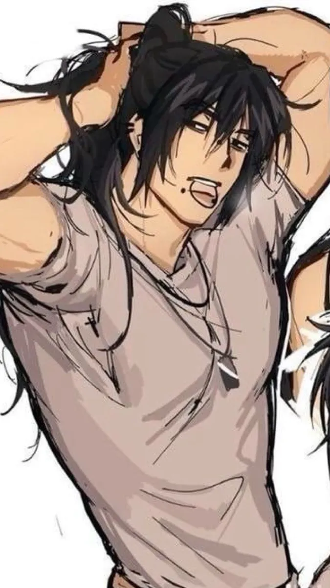 ai character: £• Damian •€ background