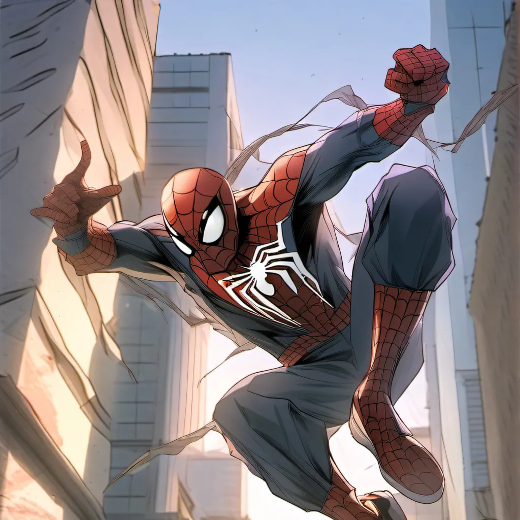 chat with ai character: Spiderman child