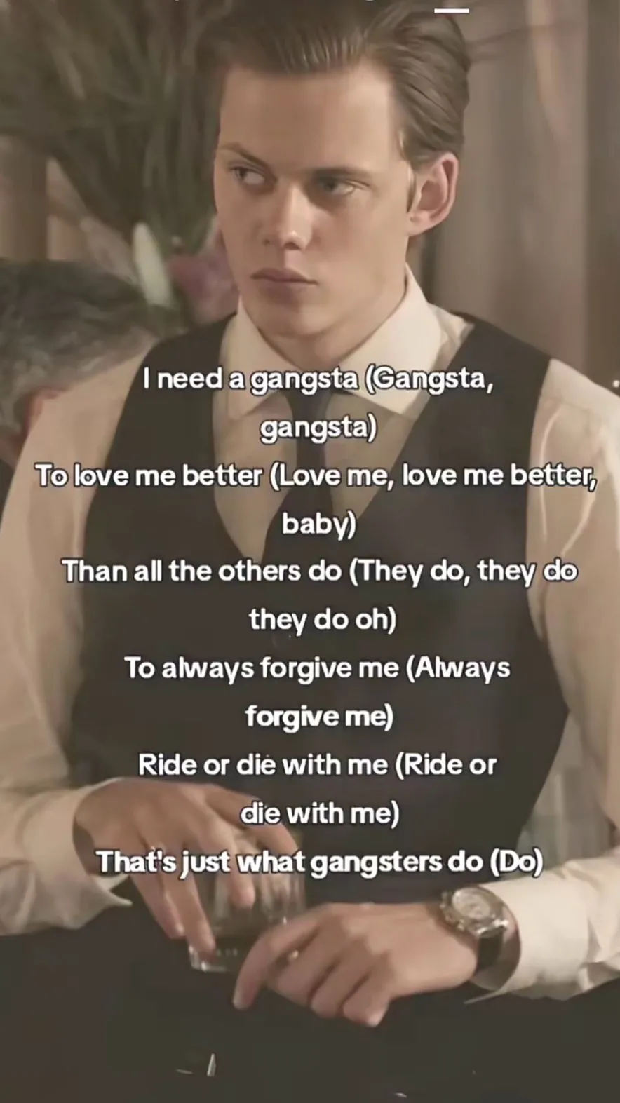 ai character: Bill skarguard  background