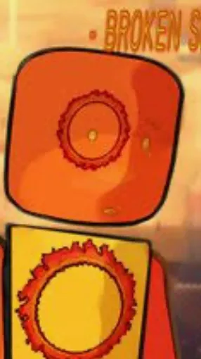 ai character: Fire ring  background