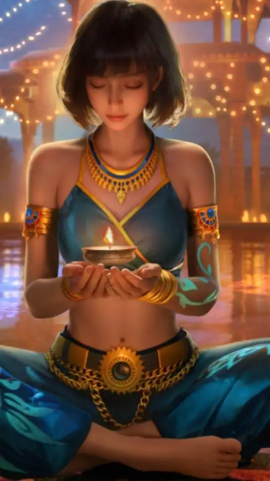 ai character: helisnq background