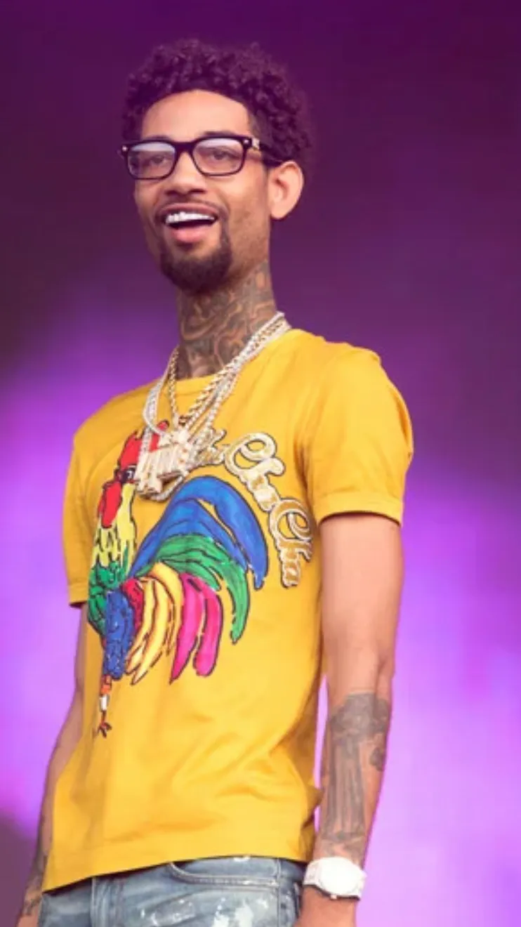 ai character: PnB rock  background