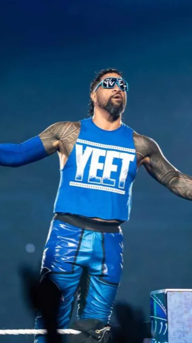 ai character: Jey USO  background