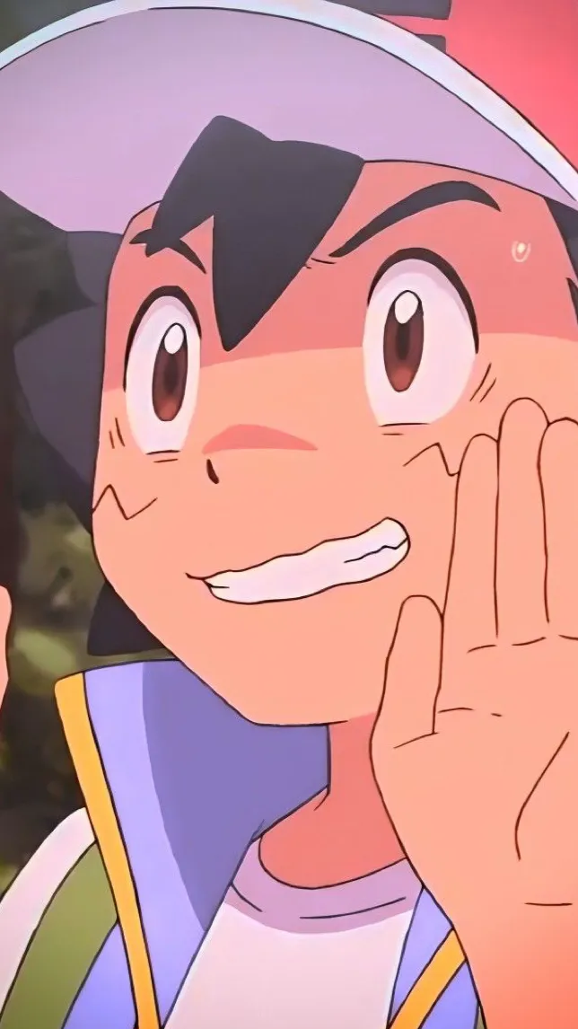 ai character: Ash Ketchumn background