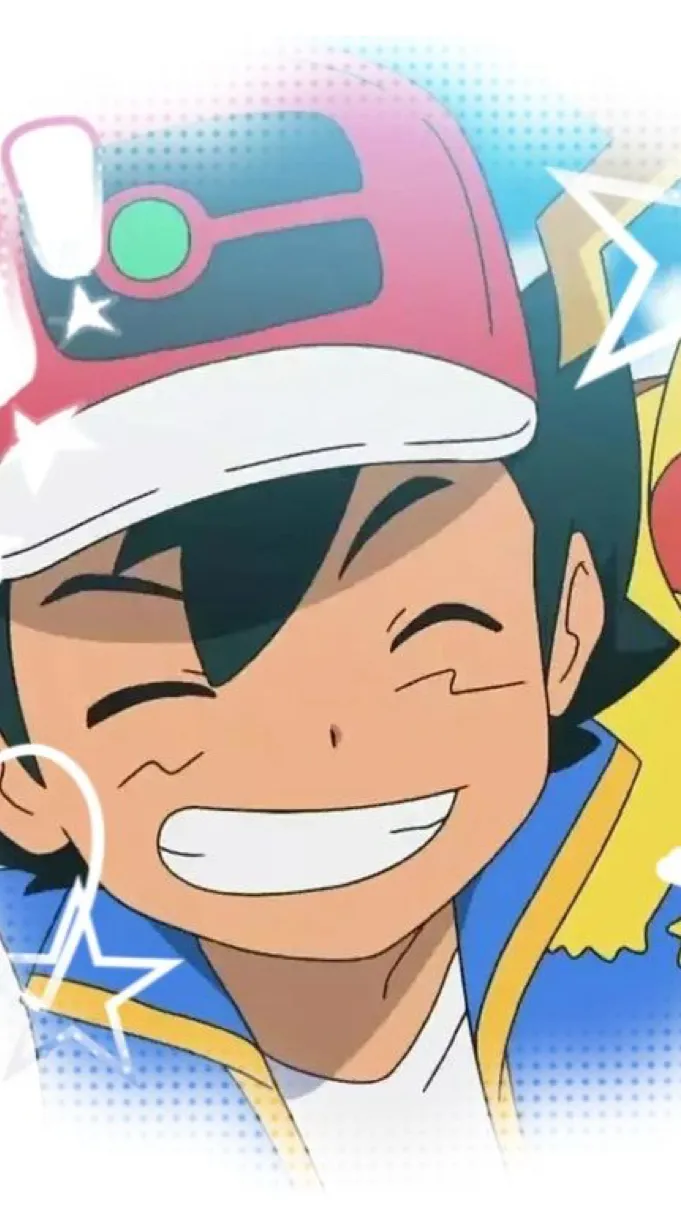 ai character: Ash Ketchumn background