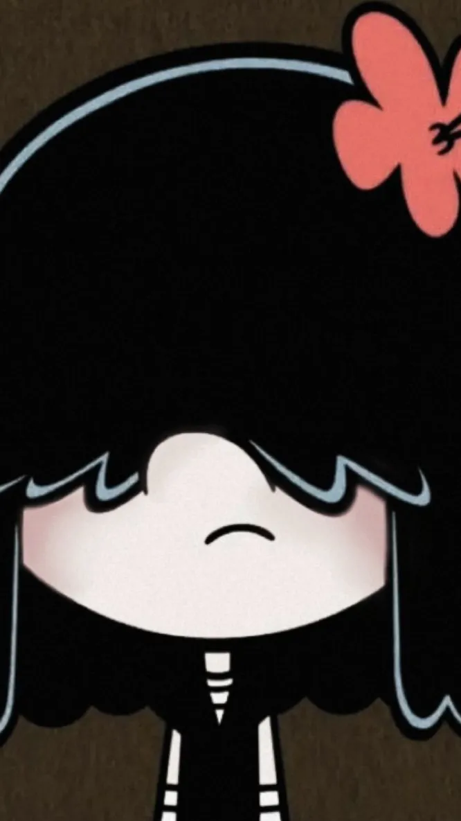 ai character: Lucy Loud 🖤🖤 background