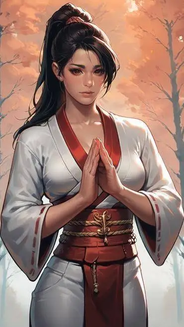 ai character: Momiji background