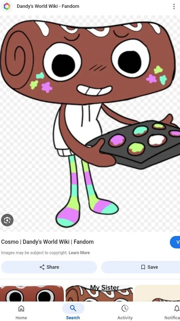 ai character: fruitcake background