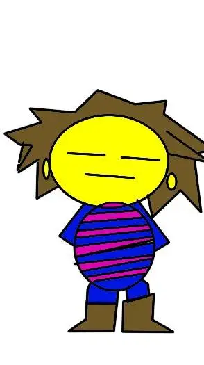 ai character: Frisk background