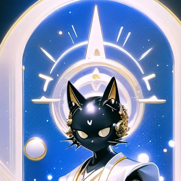 chat with ai character: magical black cat