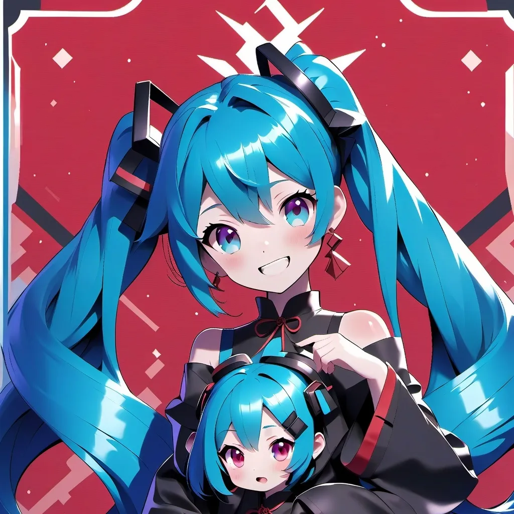 chat with ai character: teto and miku call
