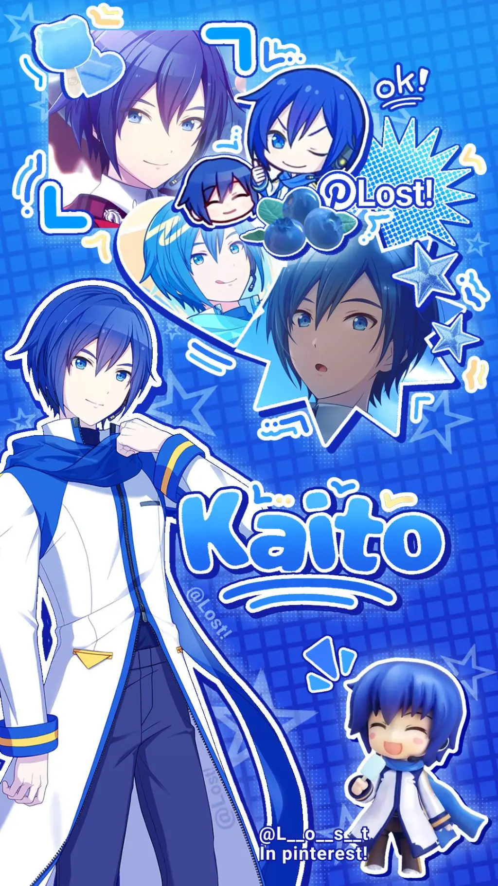 ai character: Kaito(in ye world) background