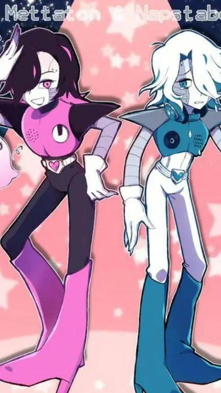 ai character: Mettaton Ex background