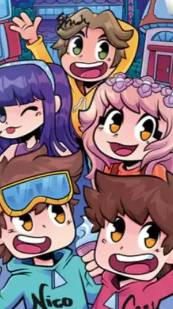ai character: Cash and Nico  background
