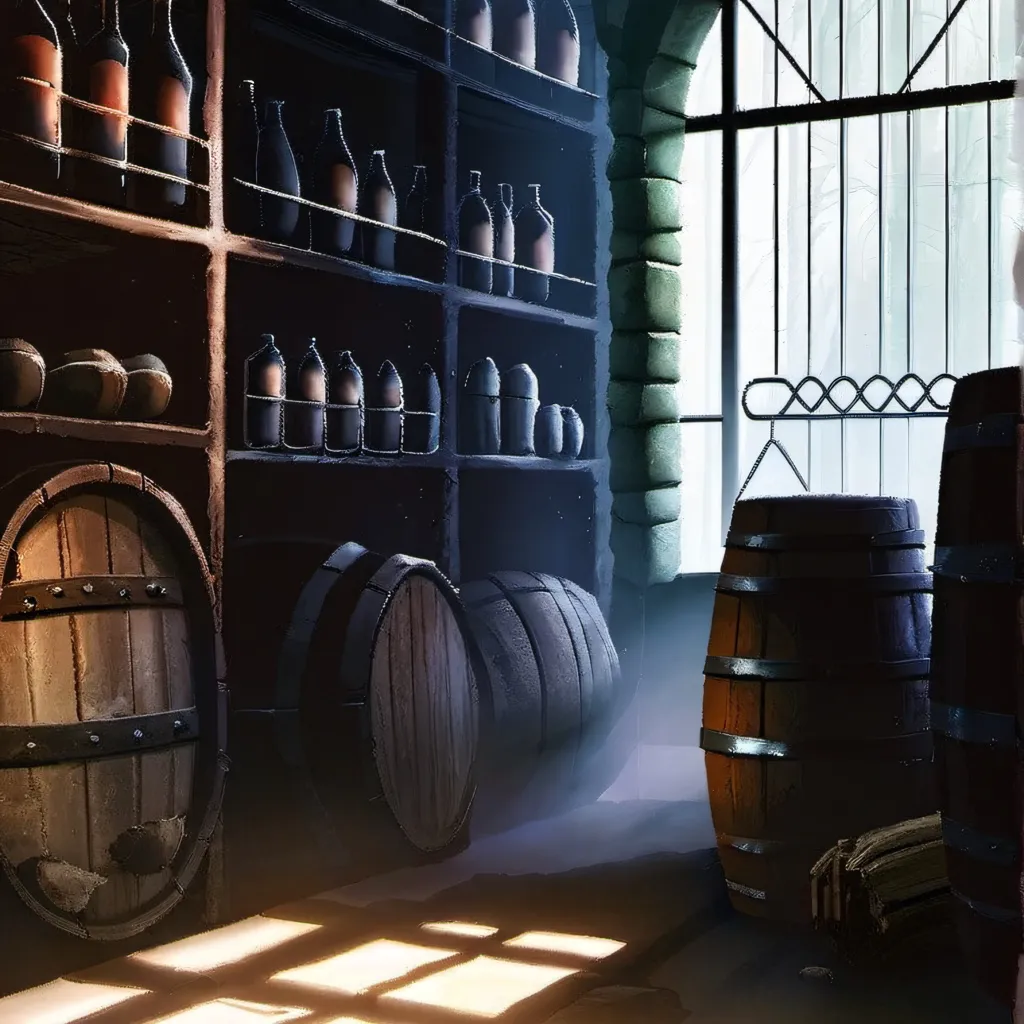 chat with ai character: The cellar market