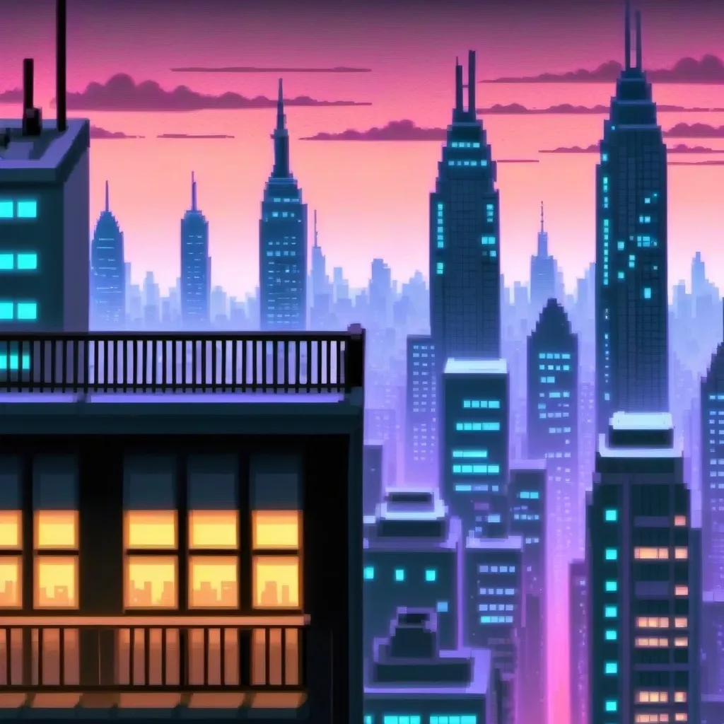 chat with ai character: Neon City