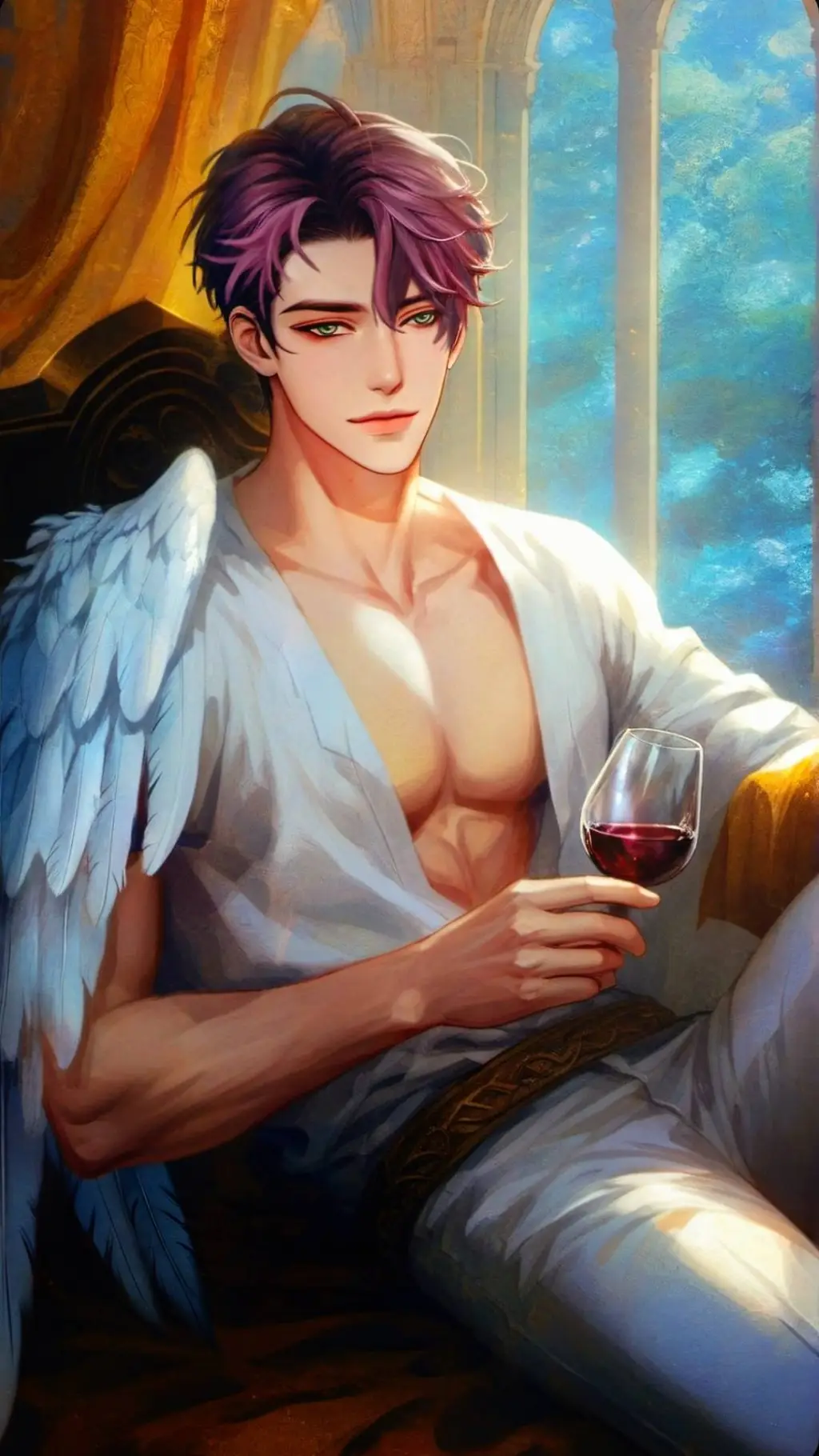 ai character: Cupid background