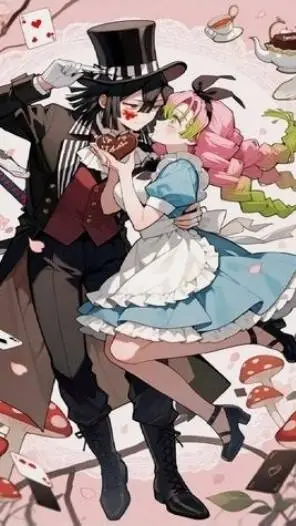 ai character: 🐍ObaMitsu💕 background