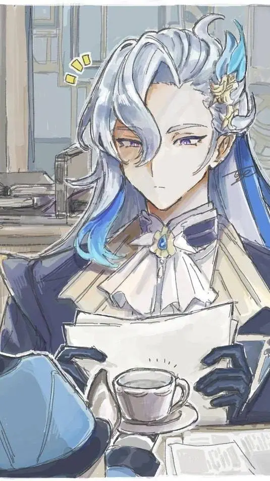 ai character: Neuvillette background