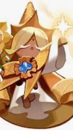 ai character: Pure vanilla cooki background