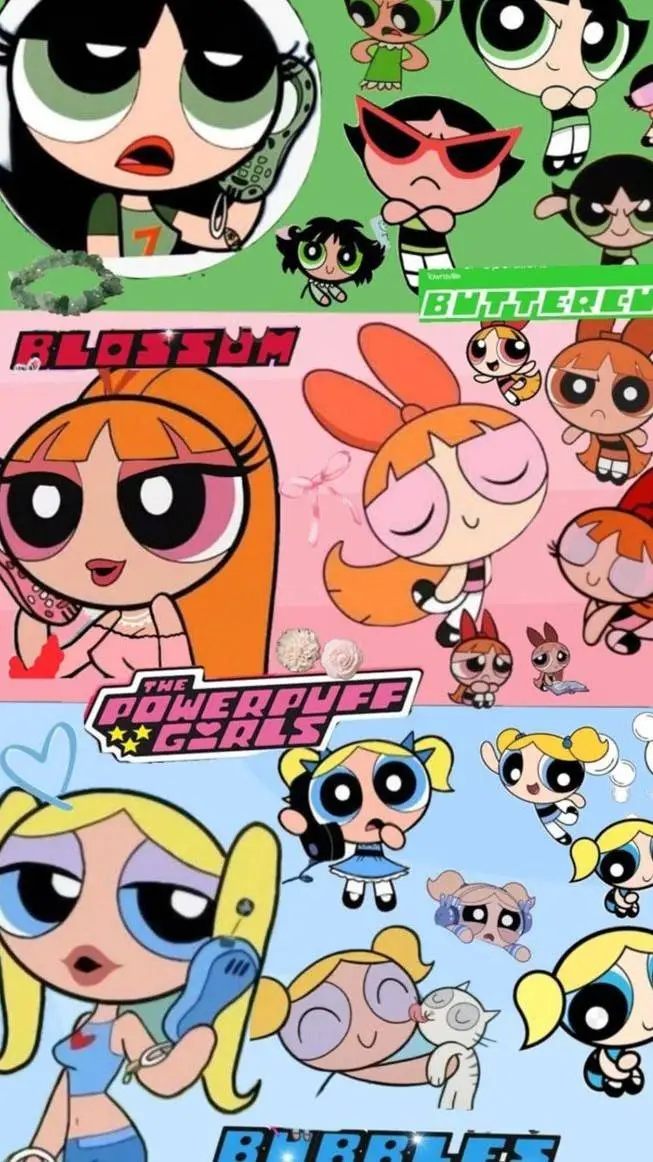 ai character: Powerpuff Girls background