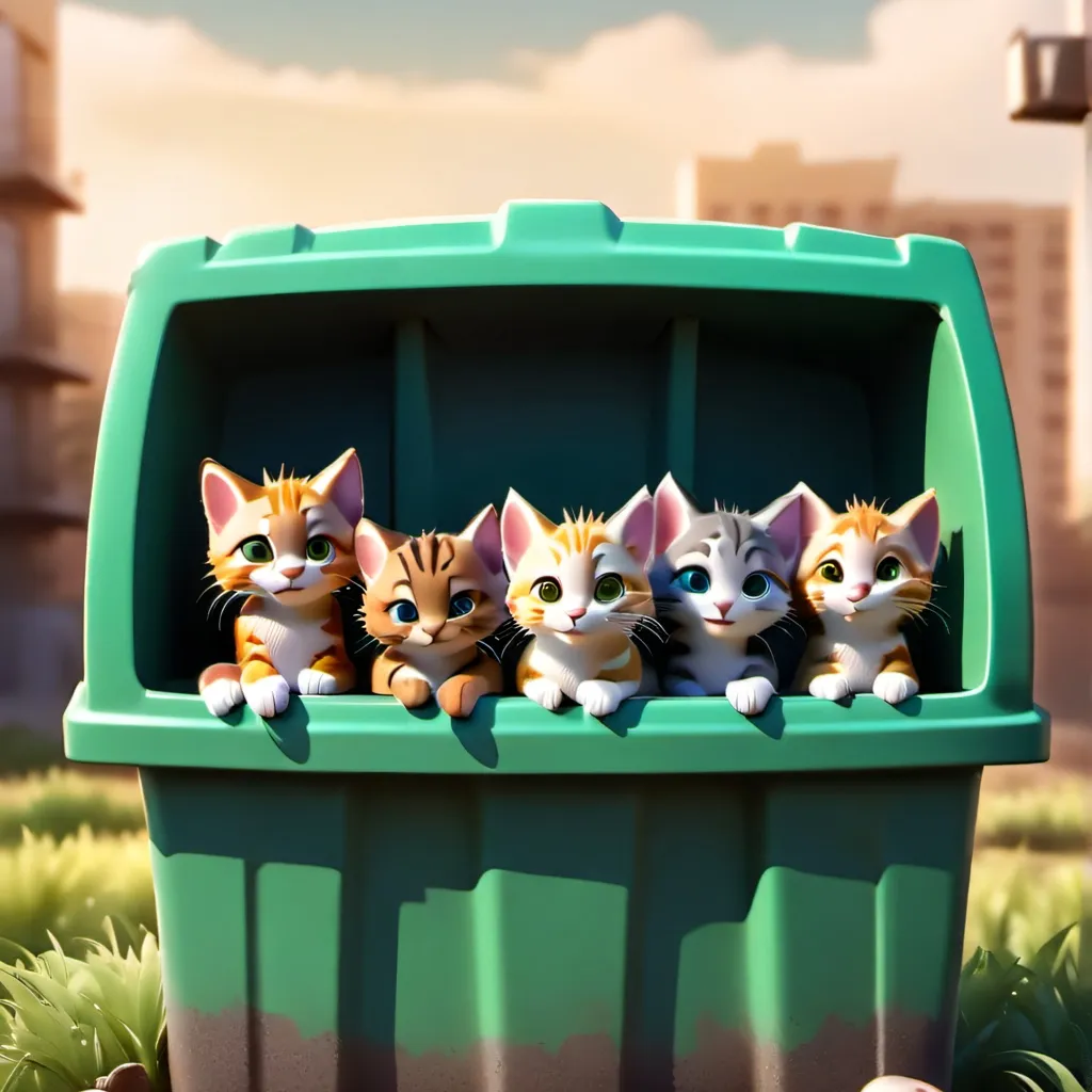 chat with ai character: abandoned kittens 