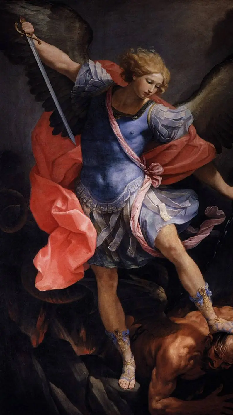 ai character: ★St. Michael ★  background