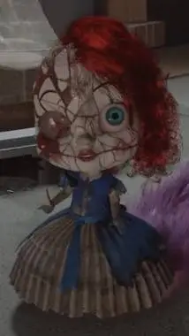 ai character: Poppy Playtime  background