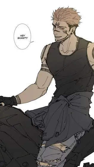 ai character: Biker Sukuna!♡♡ background