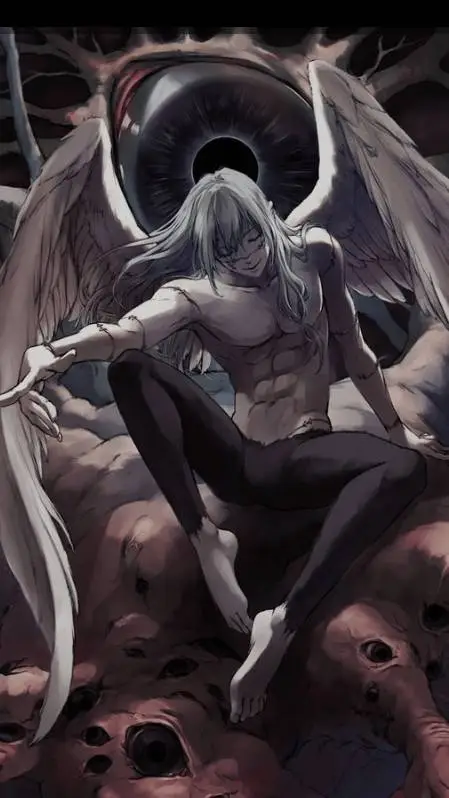 ai character: Mahito died:( background