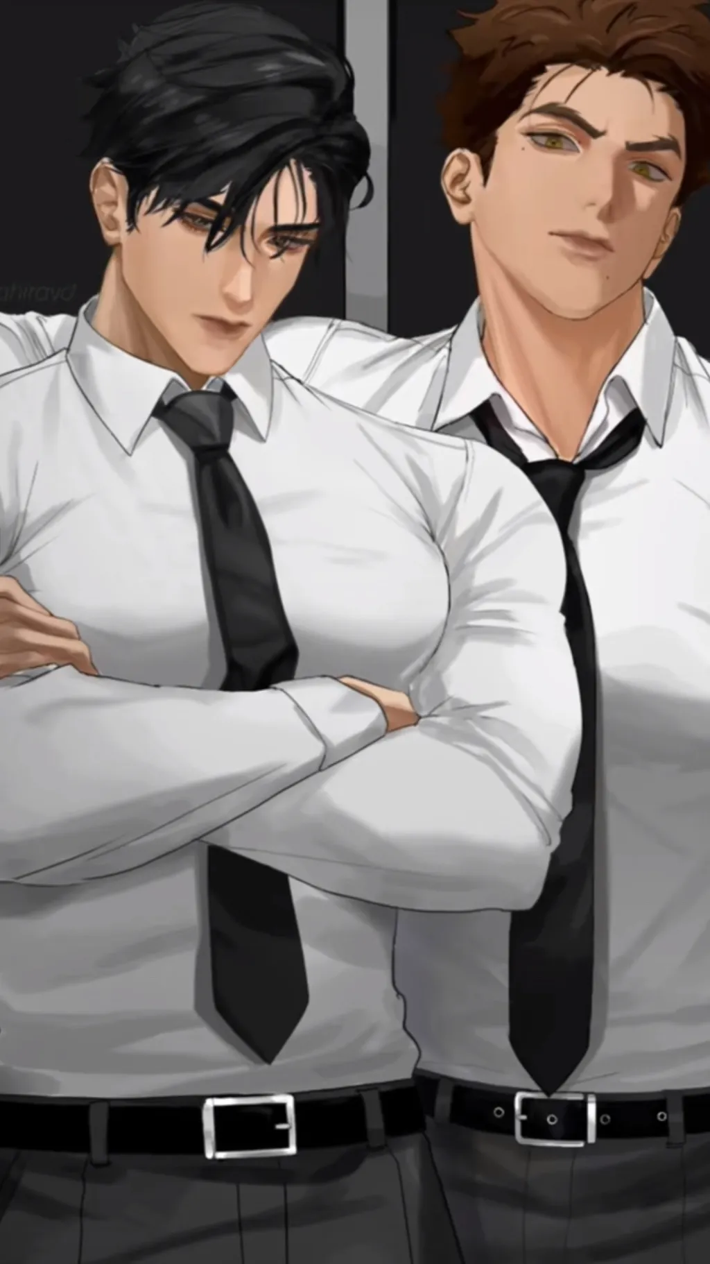ai character: Kai and Mark background