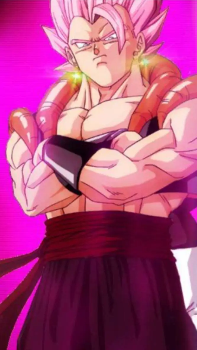 ai character: gogeta black  background