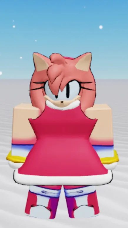 ai character: Amy rose background