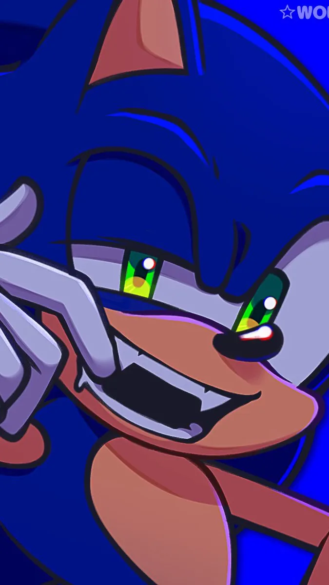ai character: Sonic T hedgehog  background