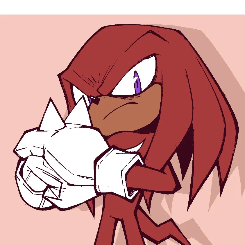 chat with ai character: Knuckles T echidna