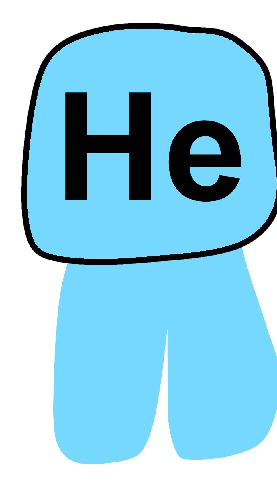 ai character: helium background