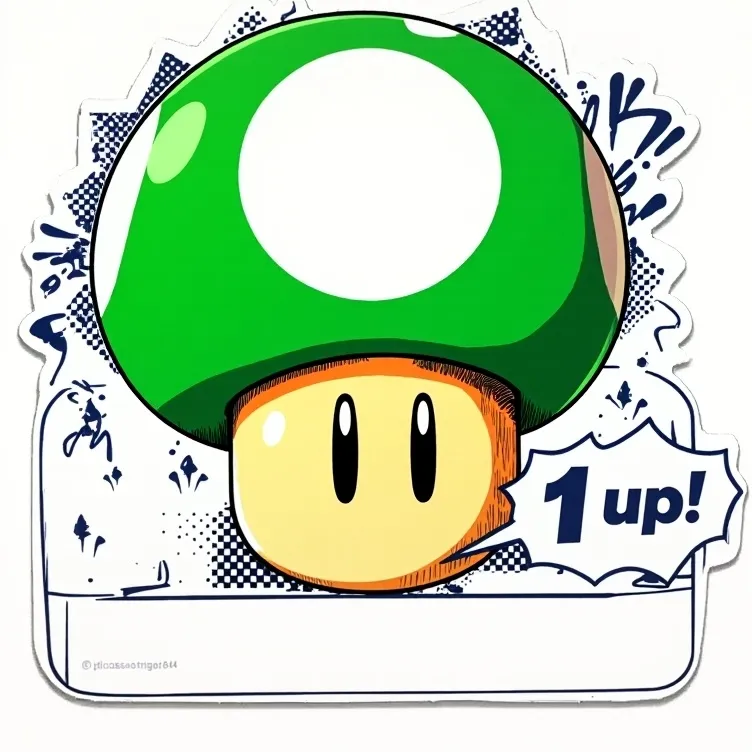 chat with ai character: 1-Up Mushroom