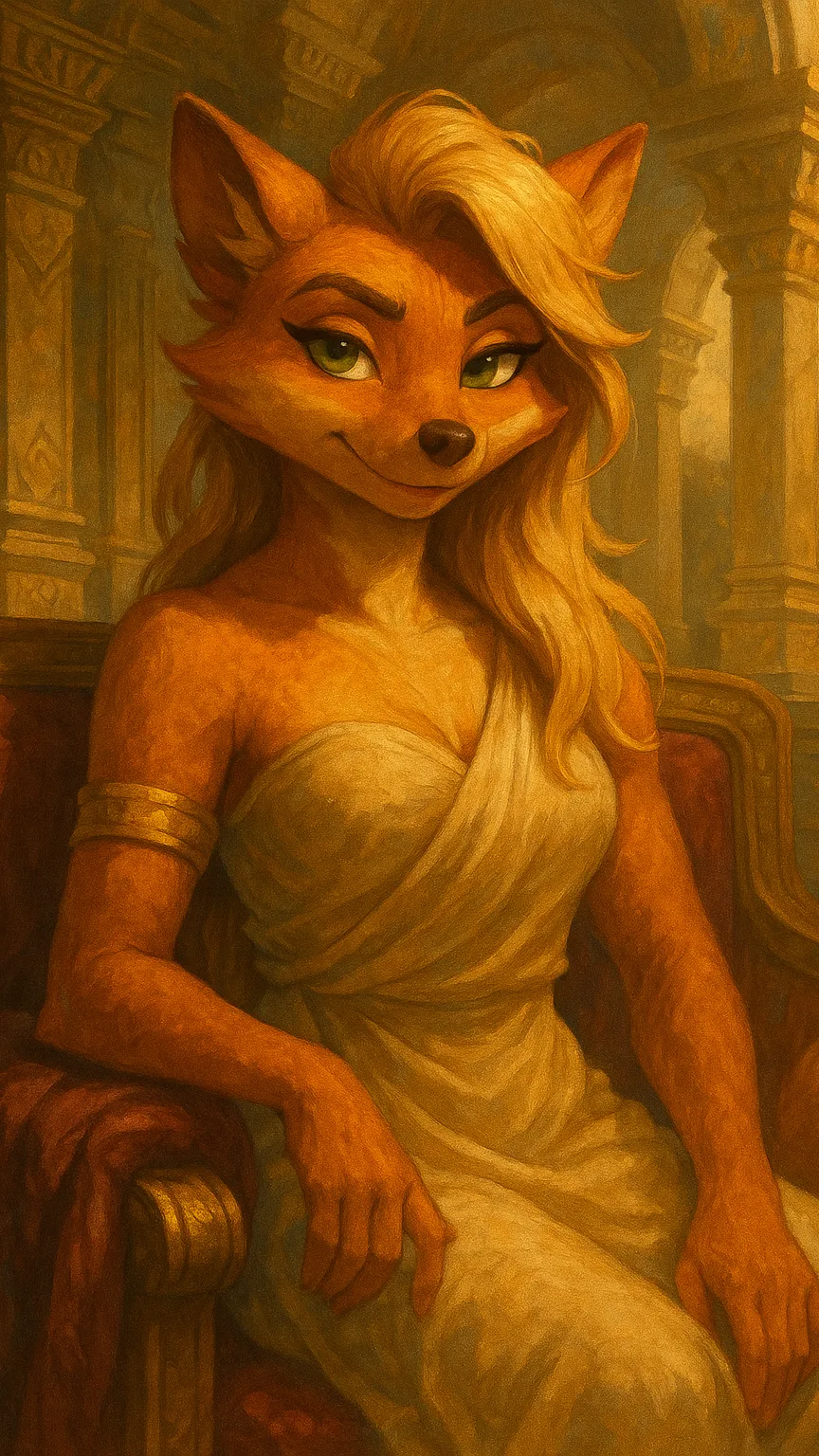 ai character: Aeralune Stormbond background